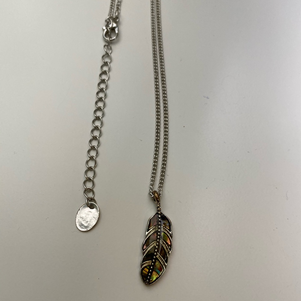 Feather necklace